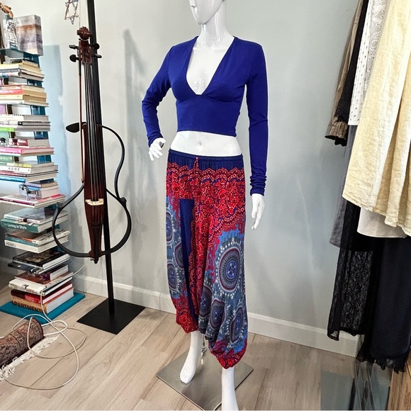 Colourful Balloon Harem Pants - Picture 2 of 12